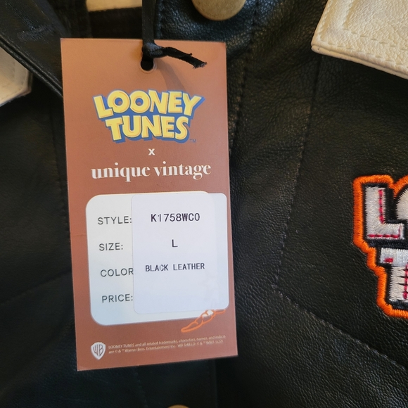 Looney Tunes X Unique Vintage Yosemite Sam "Back Off" Trucker Jacket - Picture 8 of 12